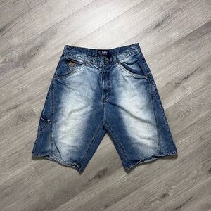 Karl Kani Faded Baggy Carpenter Jean Shorts